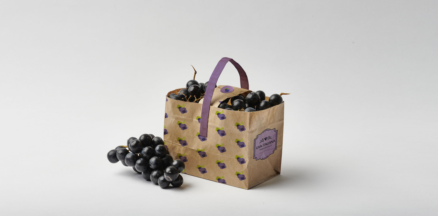G-Bag® shopper in 100% carta certificata per frutta verdura e piante