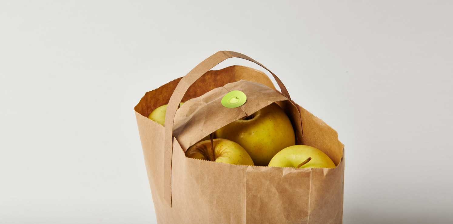 G-Bag® shopper in 100% carta certificata per frutta verdura e piante